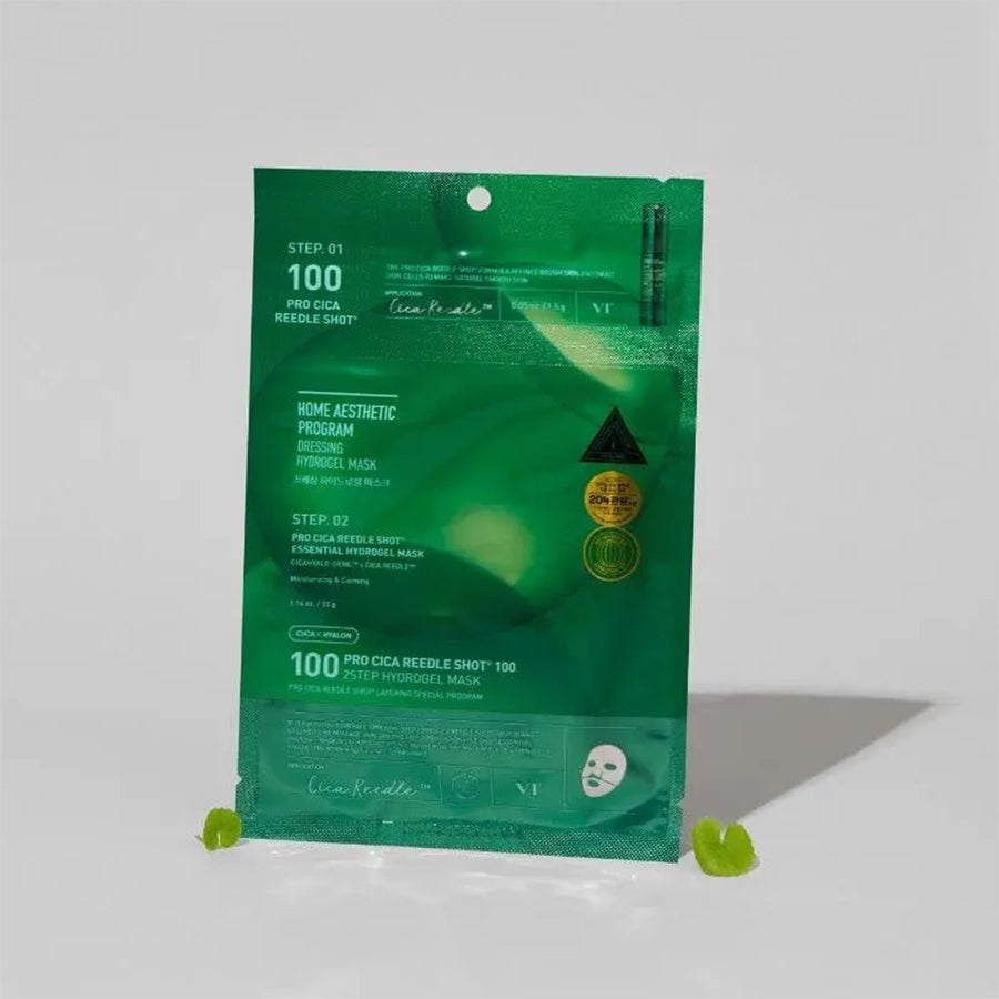 Vt Cosmetics  Pro Cica Riddle Shot 100 2-Step Hydrogel Mask (4-pack)