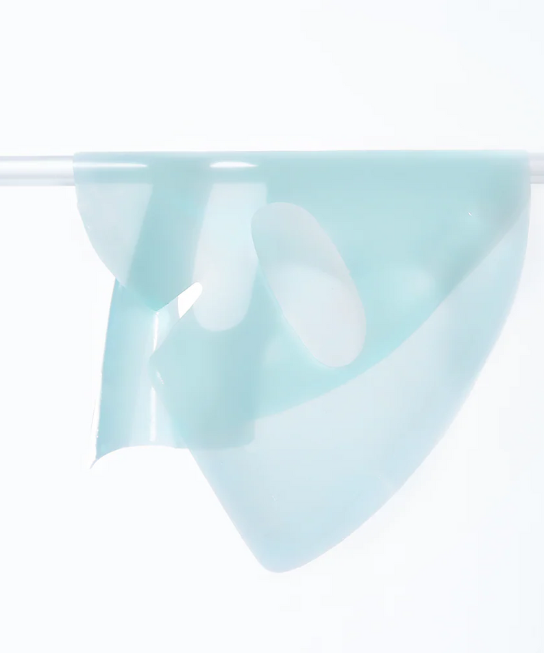 VT COSMETIC PDRN Hydrogel Mask 4 Pack shown on a light background, highlighting its translucent texture.