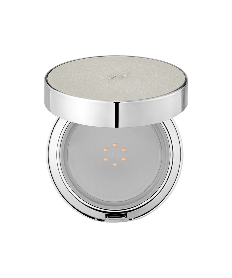 VT COSMETIC Riddle Shot Synergy Cushion 15g compact with sleek design and product view.