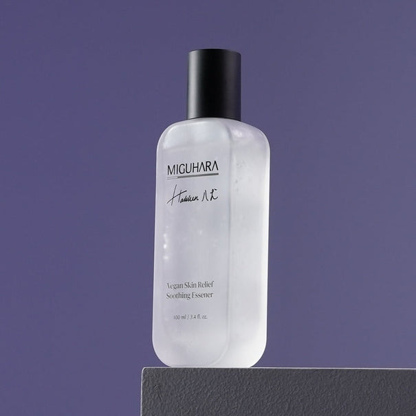 MIGUHARA Vegan Skin Relief Soothing Essener 100ml available on Koolseoul.com, your Korean Eshop from Seoul !