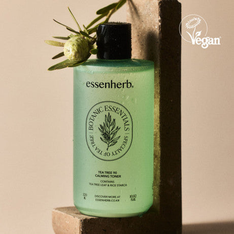 ESSENHERB Tea Tree 90 Calming Toner 320ml available on Koolseoul.com, your Korean Eshop from Seoul !