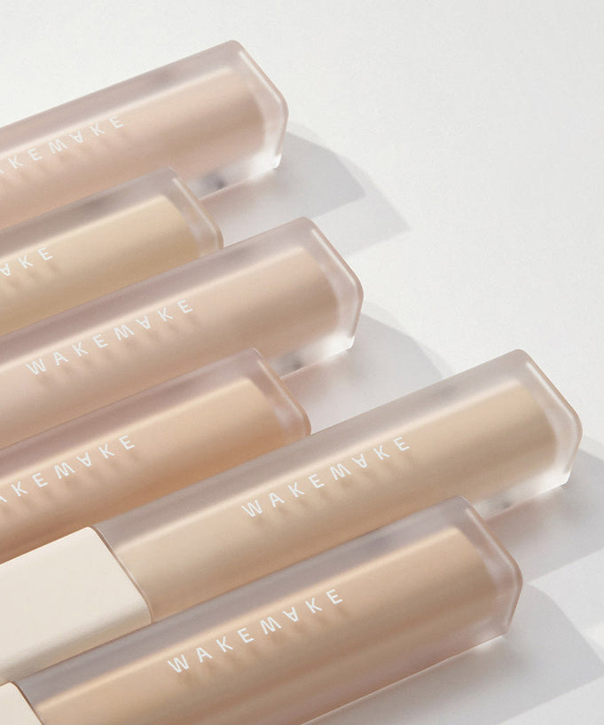 WAKEMAKE Defining Cover Concealer tubes in multiple shades