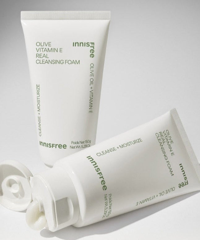 INNISFREE Olive Vitamin E Real Cleansing Foam 150ml | Kool Seoul