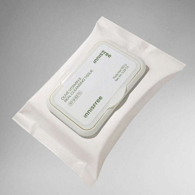 INNISFREE Olive Vitamin E Real Cleansing Tissue 30p | Kool Seoul