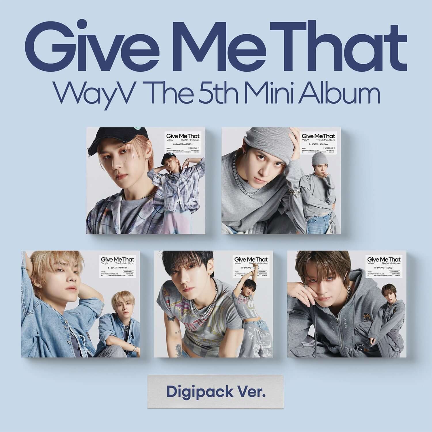 WAYV - 5th Album [Give Me That] (Digipack Ver.) (Random) - K | Kool Seoul - Buy Kpop Albums Online