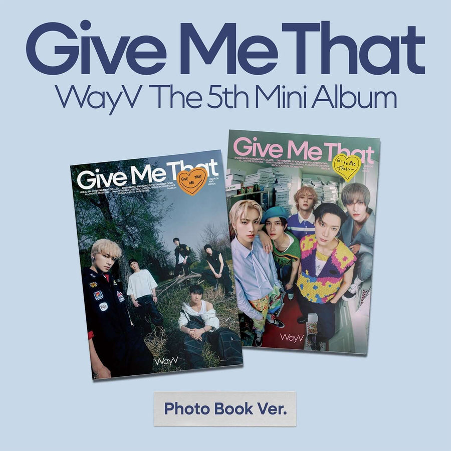 Wayv - 5th Album [Give Me That] (Photobook Ver.) (Set Of 2) - Kpop Album