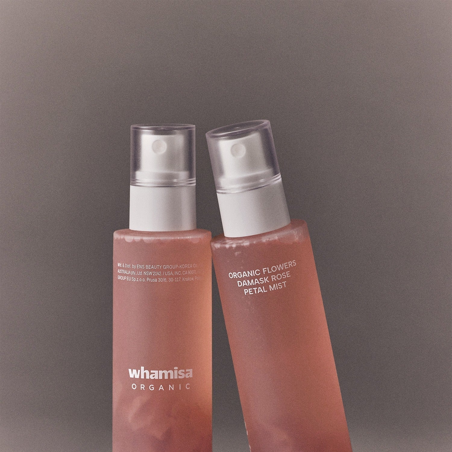 WHAMISA Organic Flower Fermented Rose Petal Mist 100ml