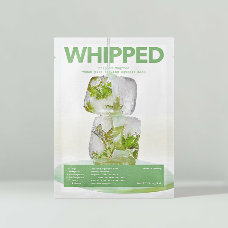 WHIPPED Mugtree Vegan Pore Cooling Squeeze Mask 1ea