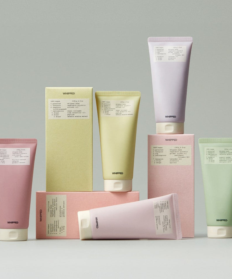 WHIPPED Vegan Pack Cleanser Tube 130ml | Kool Seoul