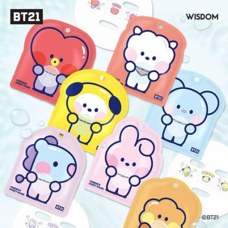 WISDOM x BT21 Mask Sheet Full Set (7pcs) on sales on our Website !