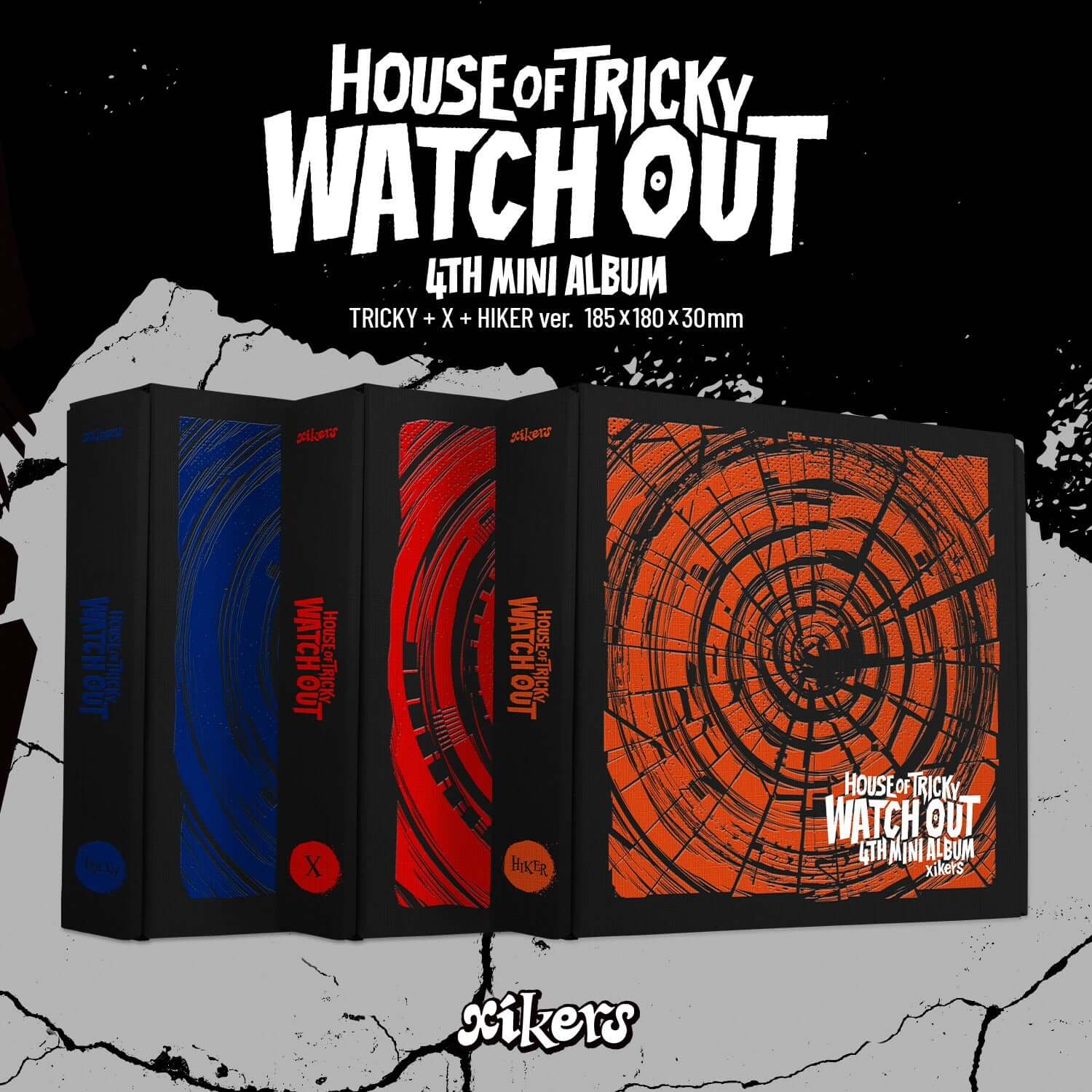 XIKERS - 4TH MINI ALBUM [HOUSE OF TRICKY : WATCH OUT] (Set o | Kool Seoul - Buy Kpop Albums Online