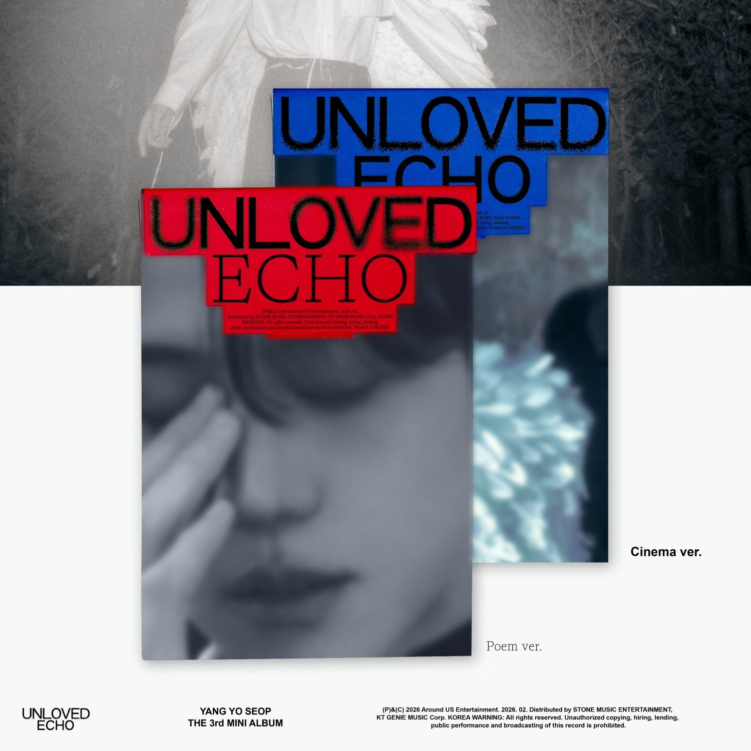 YANG YOSEOP - [Unloved Echo] (Poem ver. / Cinema ver.) (Rand | Kool Seoul - Buy Kpop Albums Online