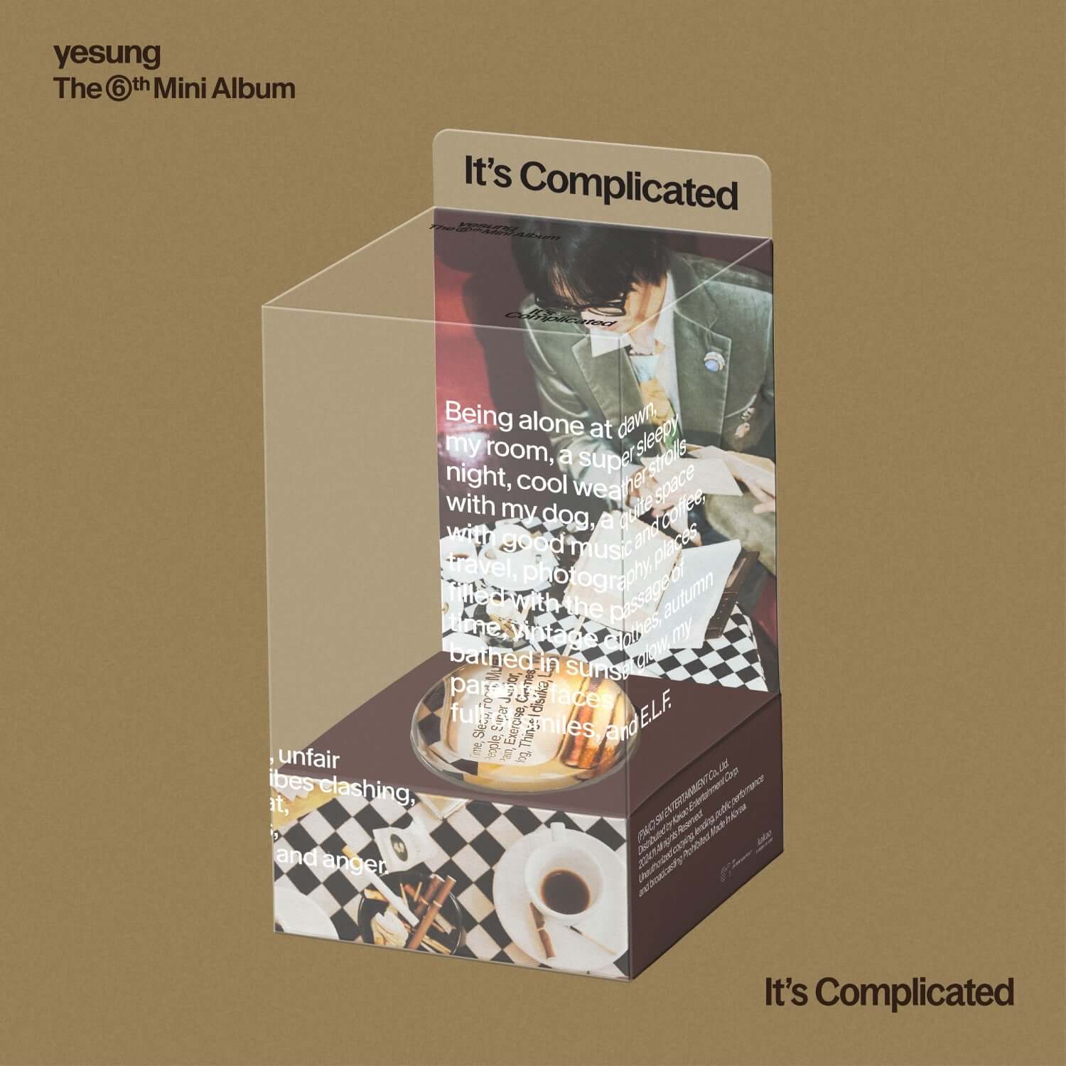 YESUNG - 6th Album [It’s Complicated] (Special Ver.)(Smart A | Kool Seoul - Buy Kpop Albums Online