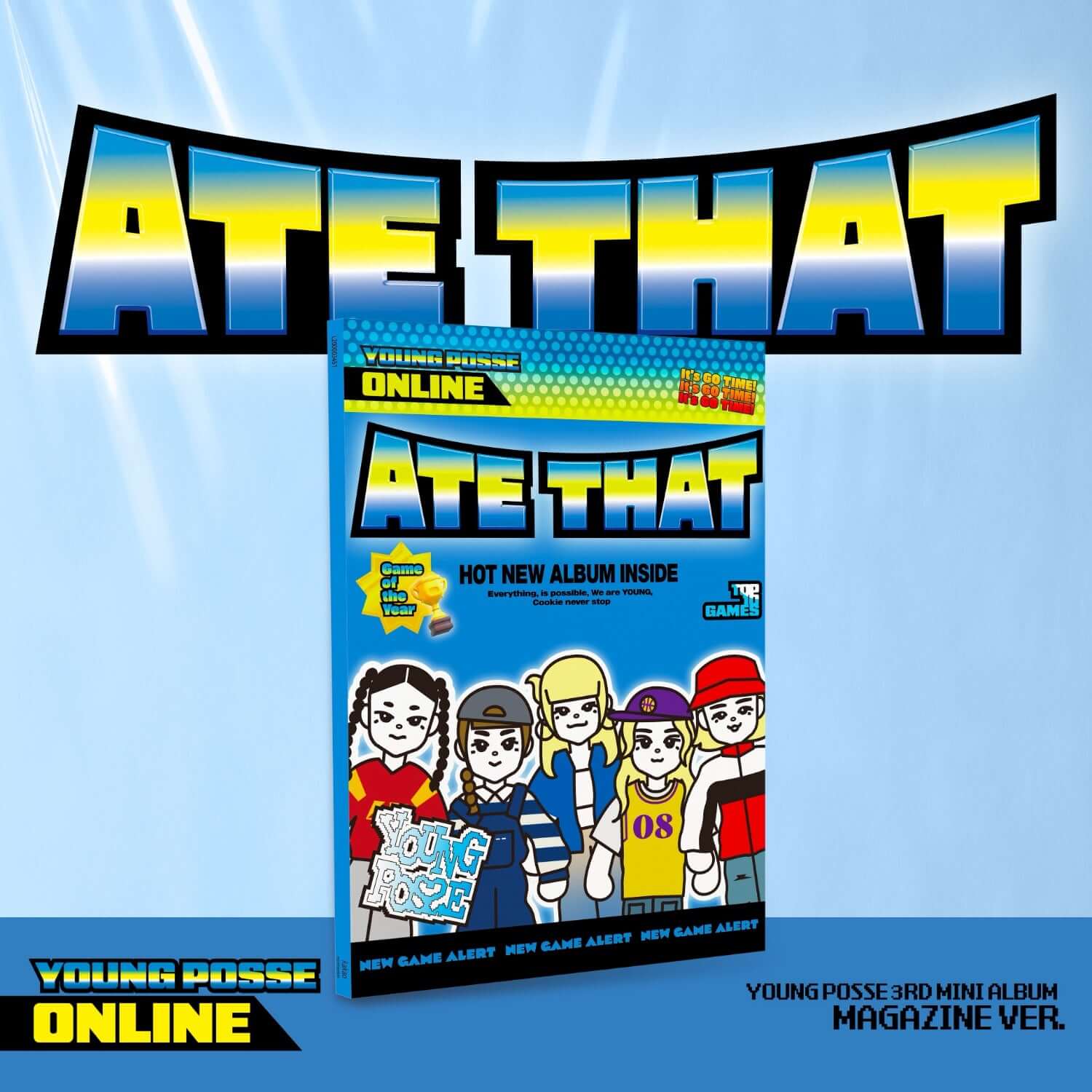 YOUNG POSSE - EP [ATE THAT] (Magazine Ver.) - Kpop Album | Kool Seoul - Buy Kpop Albums Online