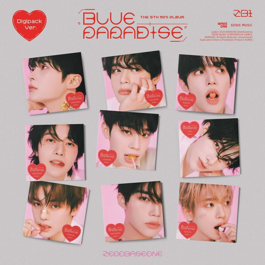 Zerobaseone - 5th Album [Blue Paradise] (デジパック Ver.) (ランダム) - Kpop アルバム