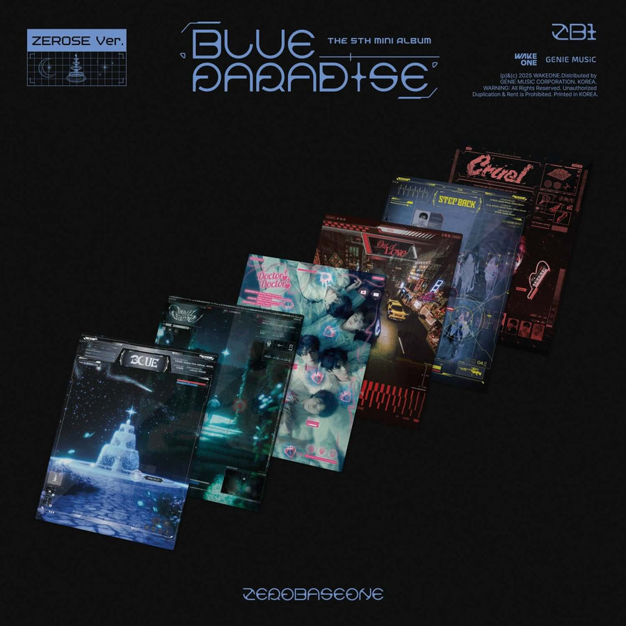 ZEROBASEONE - 5th Album [Blue Paradise] (ZEROSE ver.) (ランダム) - Kpop アルバム