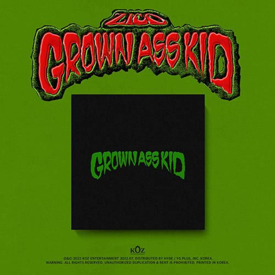 Zico - 4th Mini Album [Grown Ass Kid] - Kpopアルバム