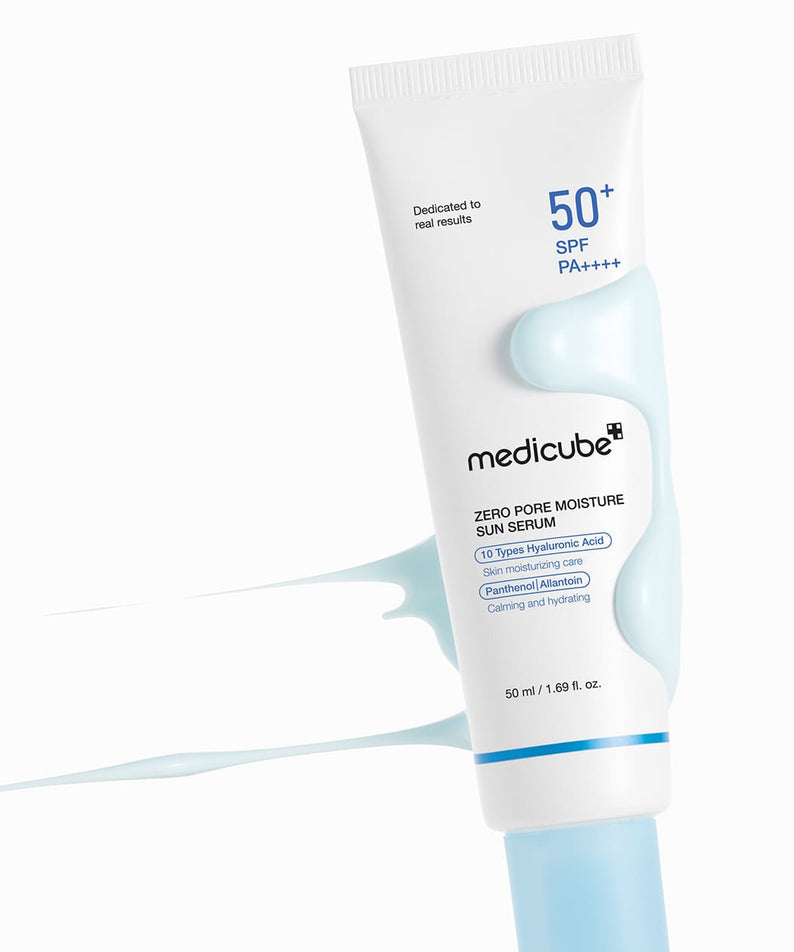 MEDICUBE Zero Pore Moisture Sun Serum 50ml SPF 50 skincare product