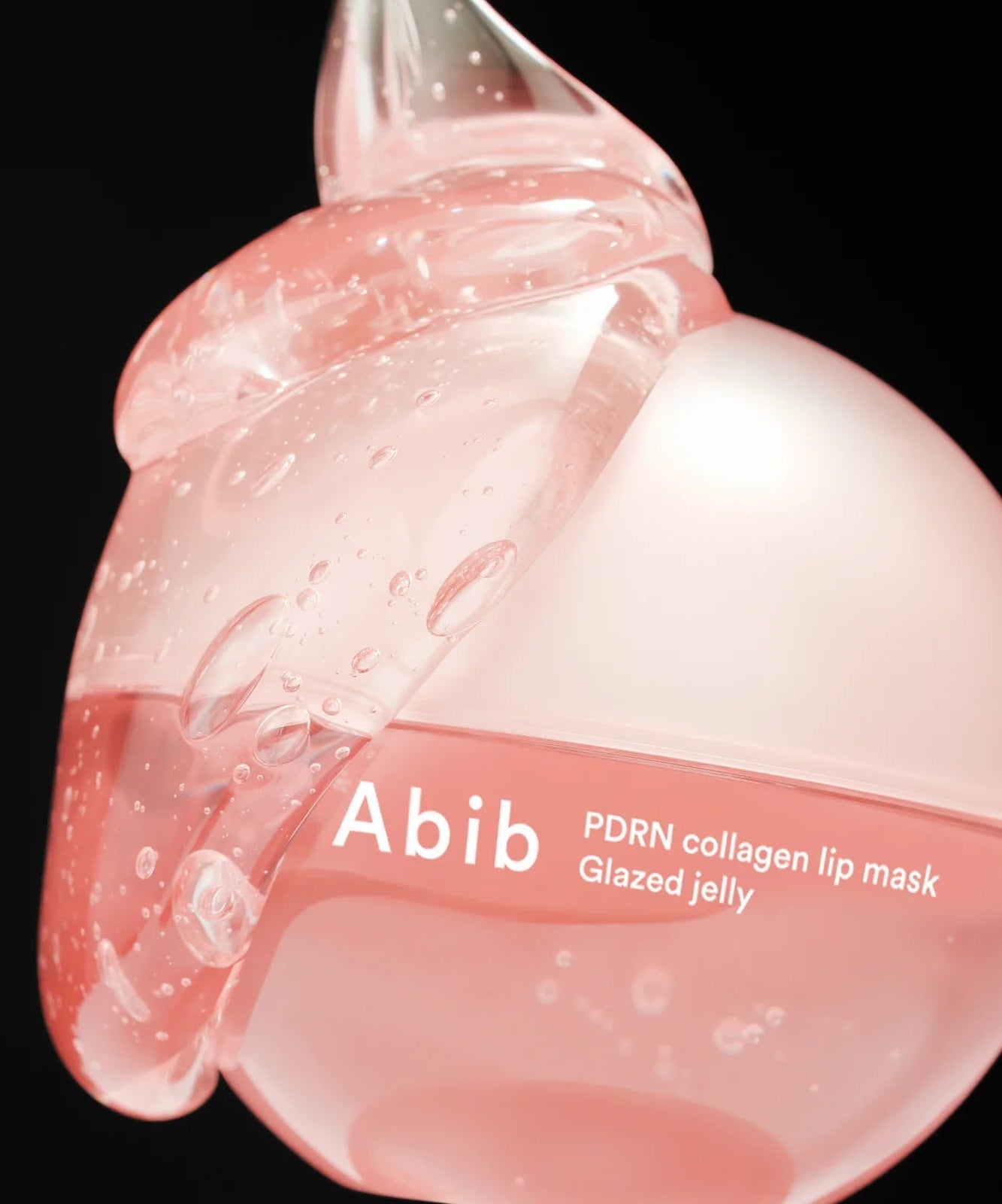 ABIB PDRN Collagen Lip Mask Glazed Jelly 11g in a uniquely shaped pink container