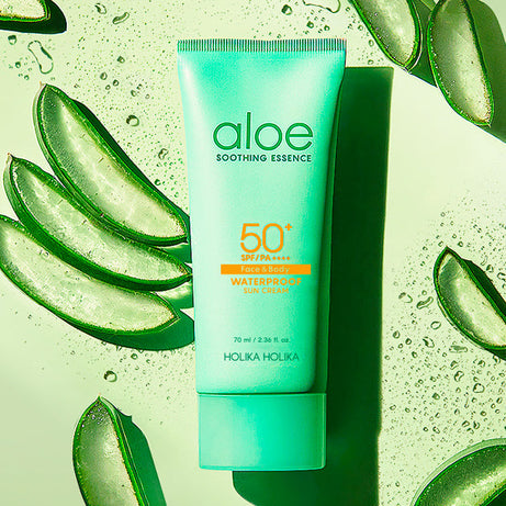 HOLIKA HOLIKA Aloe Waterproof Suncream SPF50+ PA++++ 70ml on sales on our Website !