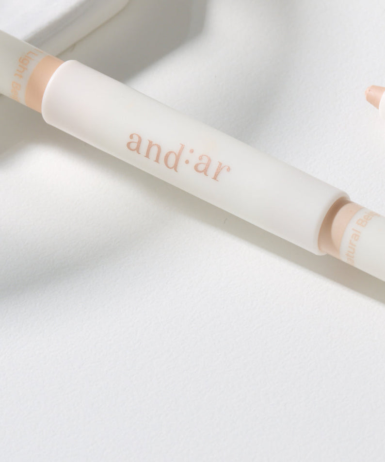 AND:AR Soft Skinfit Dual Concealer Pencil displayed on a white background.