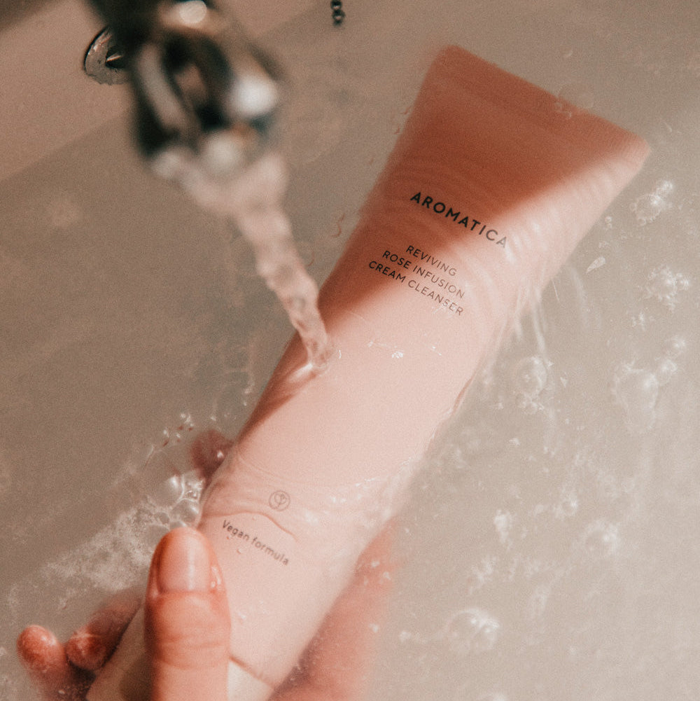 AROMATICA Reviving Rose Infusion Cream Cleanser 145ML | Kool Seoul