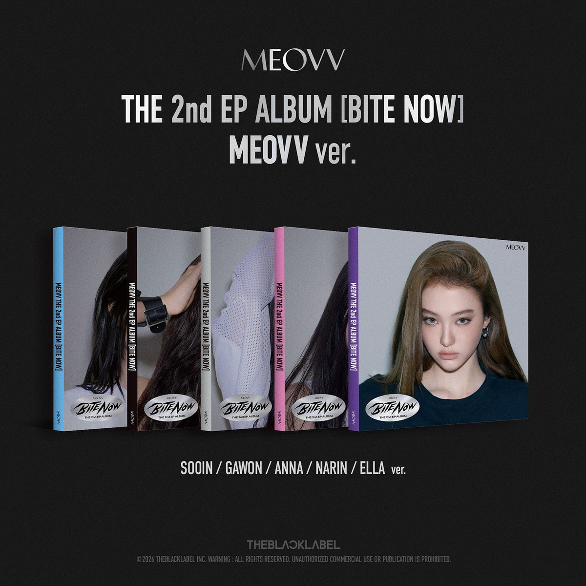 MEOVV - THE 2nd EP ALBUM [BITE NOW] (MEOVV ver.) (Random 1 of 5) - Kpop Album Koolseoul