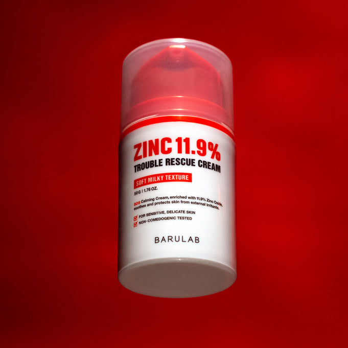 BARULAB Zinc 11.9 Percent Trouble Rescue Cream | Kool Seoul