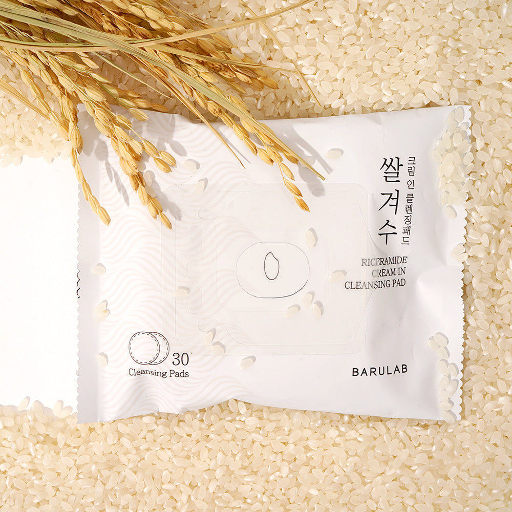 BARULAB Rice Bran Ceramide Cream In Cleansing Pads 30 sheets | Kool Seoul