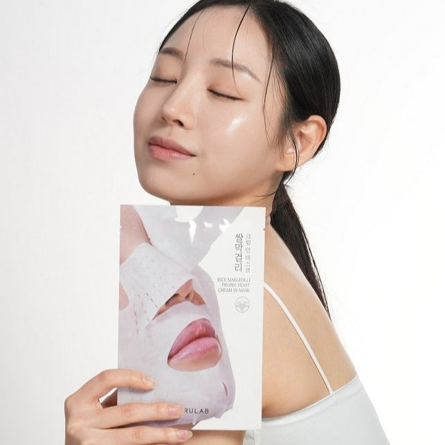 BARULAB Rice Makgeolli Probiotic Yeast Cream In Mask 5 Sheets | Kool Seoul