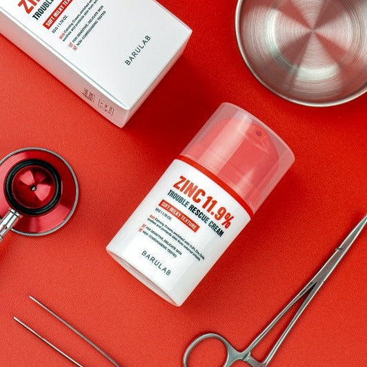 BARULAB Zinc 11.9 Percent Trouble Rescue Cream | Kool Seoul