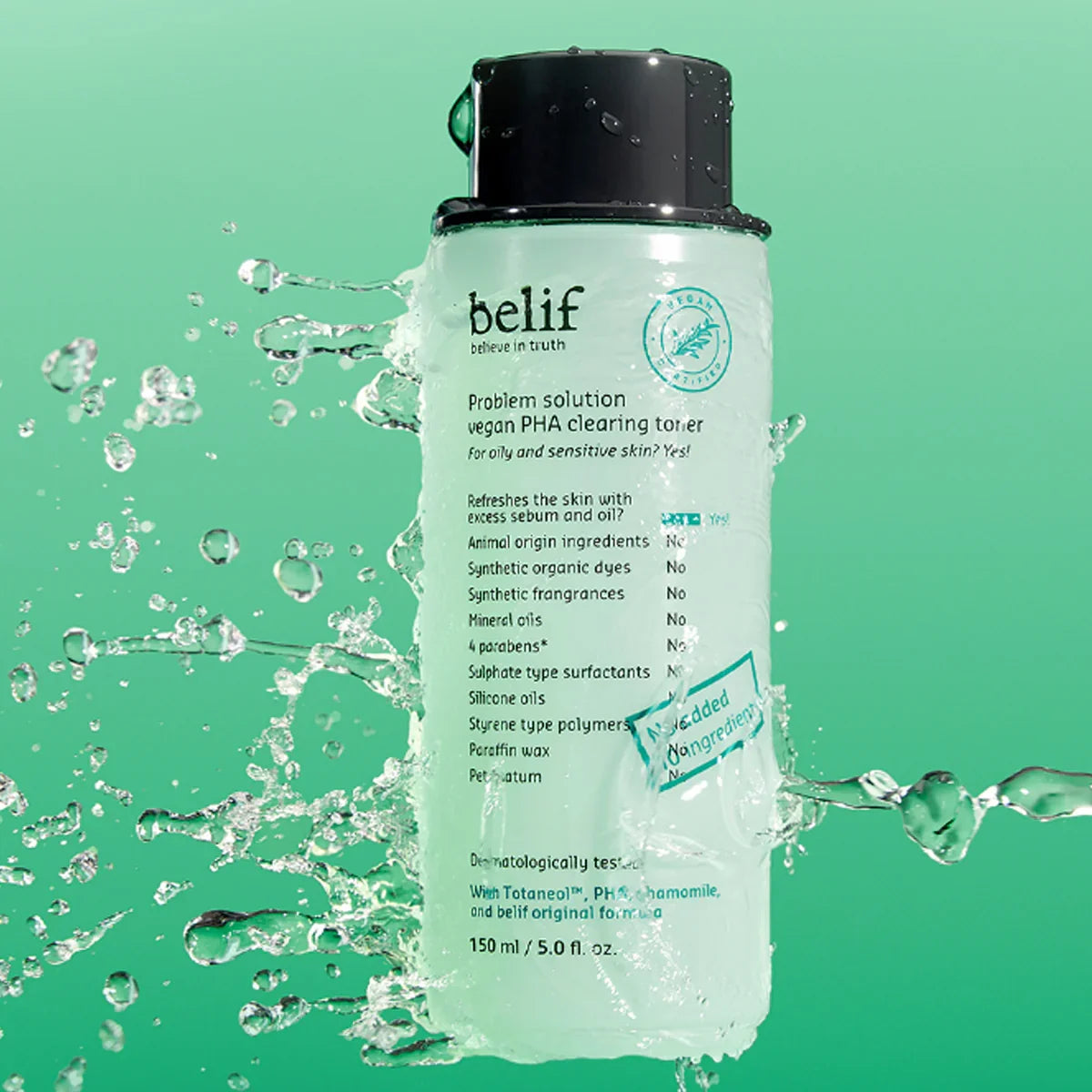 ビリーフ プロブレム ソリューション ヴィーガン トナー 150ml