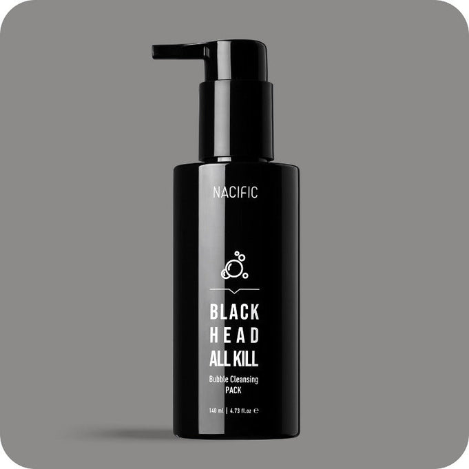 NACIFIC Black Head All Kill Bubble Cleansing Pack 140ml | Kool Seoul