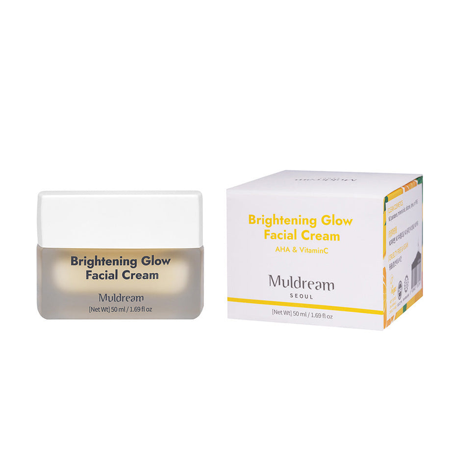 MULDREAM Brightening Glow Facial Cream-AHA Vitamin C 50ml on sales on our Website !