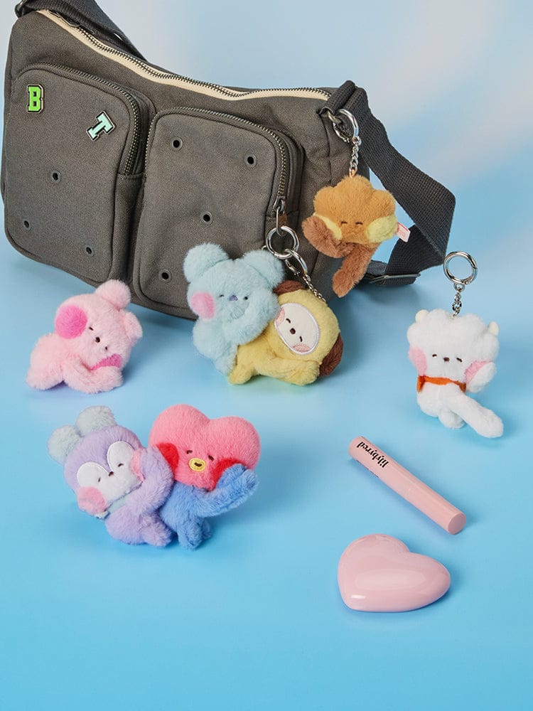 BT21 ミニミニ マグネットぬいぐるみキーホルダー ハグミー