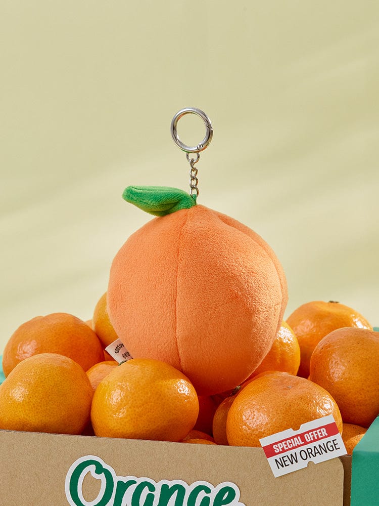 BT21 KOYA BABY PLUSH KEYRING ORANGE PARTY