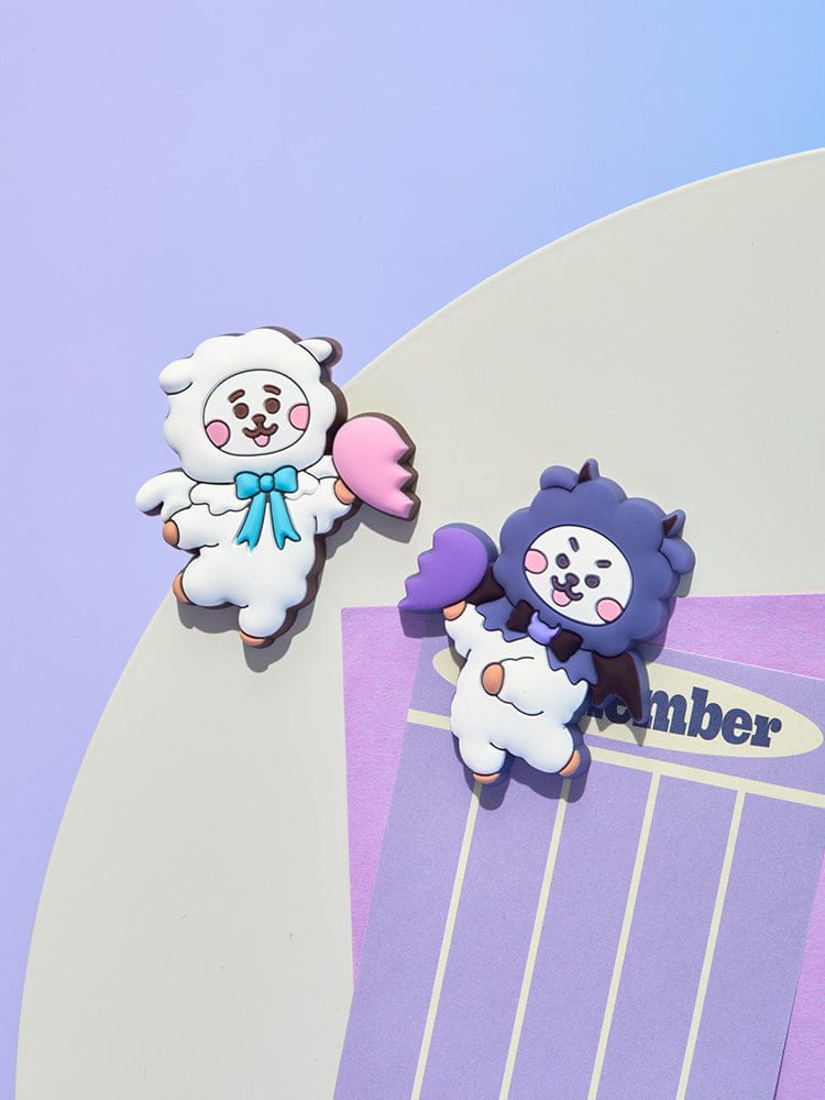 BT21 RJ シリコンマグネットセット（2個入り） エンジェル＆ヴィラン