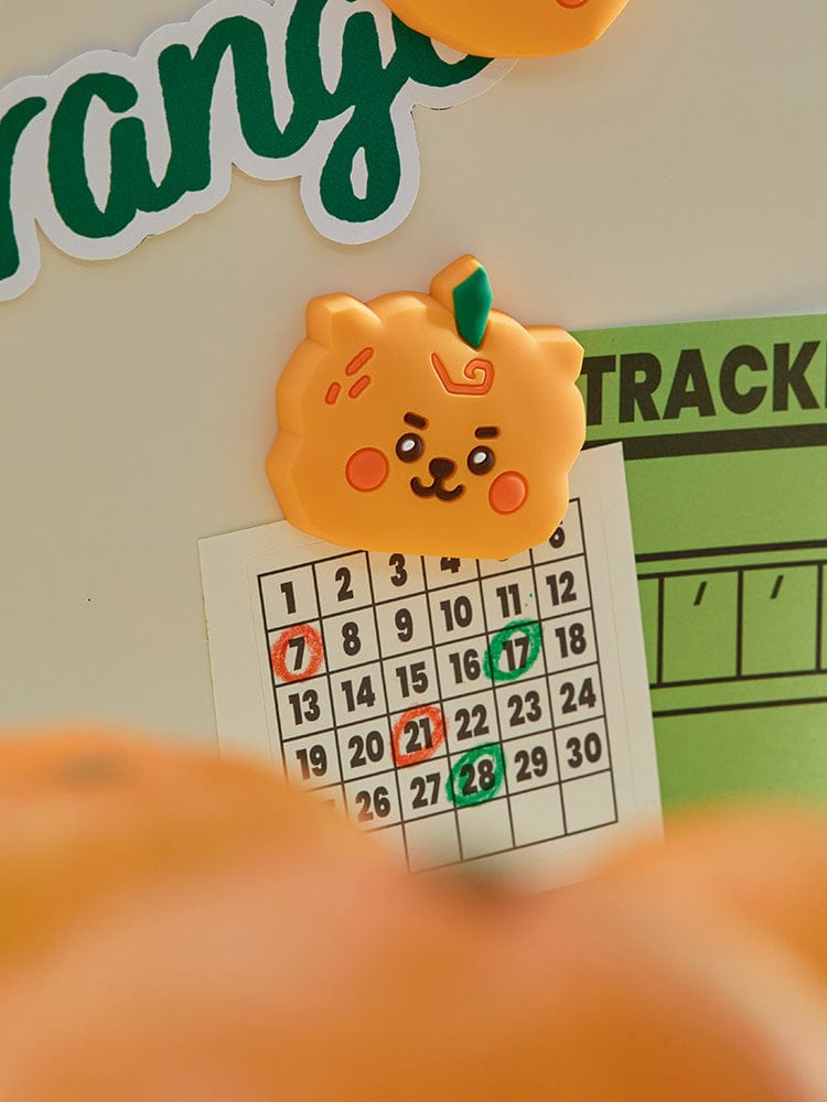 BT21 RJ ベビーシリコンマグネット オレンジパーティー