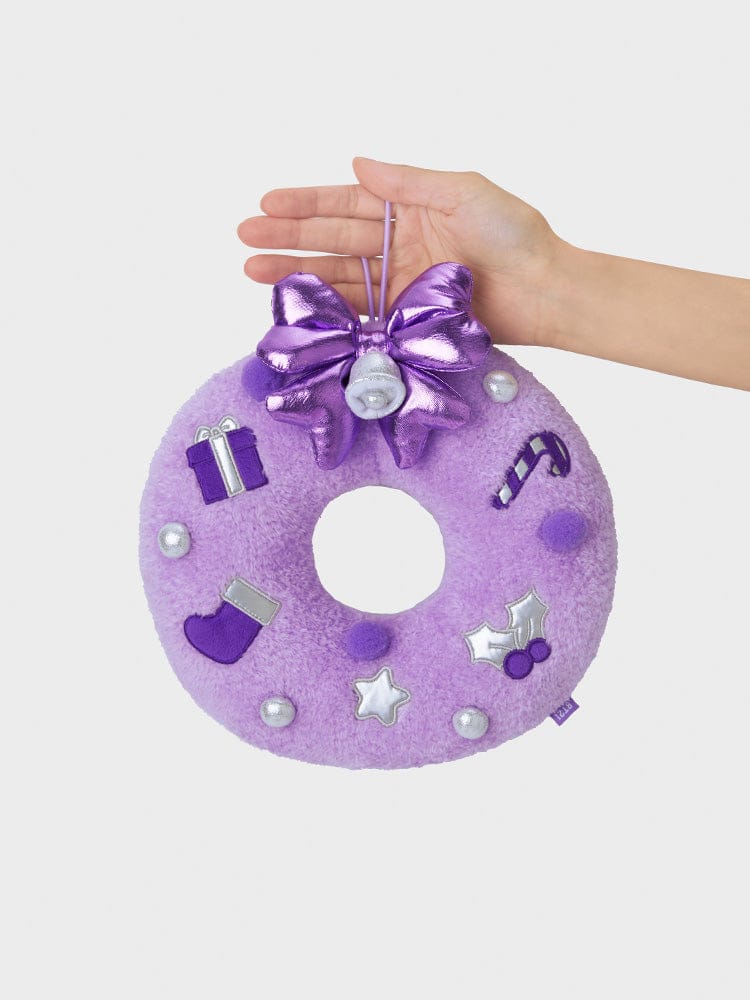 [ファミリーセール] BT21 ミニミニ ホリデーリースぬいぐるみPU