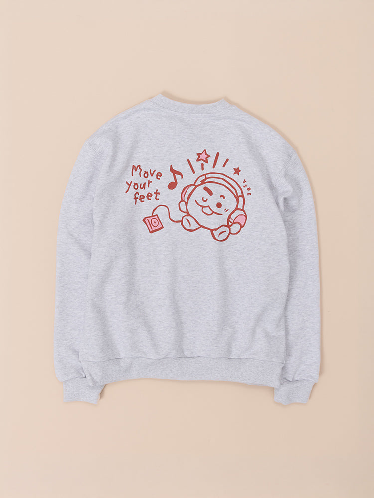 BT21 SHOOKY Basic Sweatshirt 2026 F/W - image 1