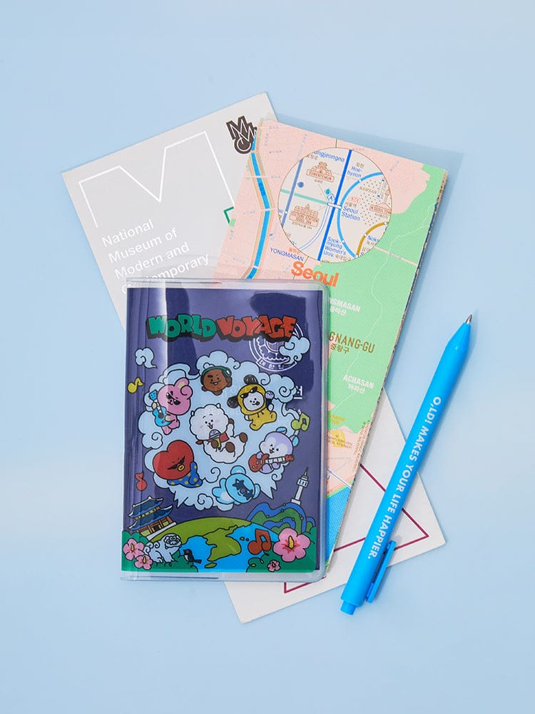 BT21 パスポートカバー ワールドボヤージュ