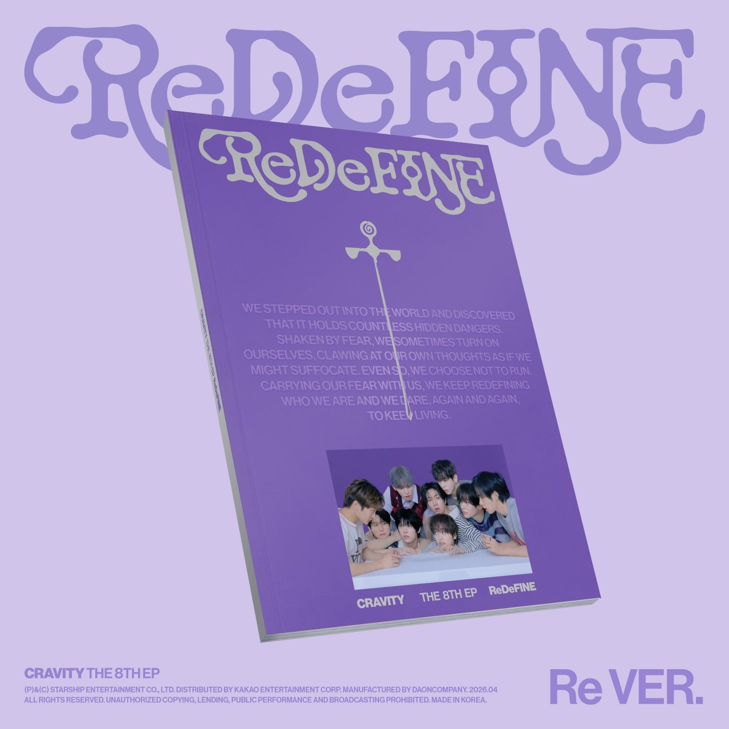 CRAVITY - CRAVITY THE 8TH EP [ReDeFINE] (Re VER.) - Kpop Album Koolseoul