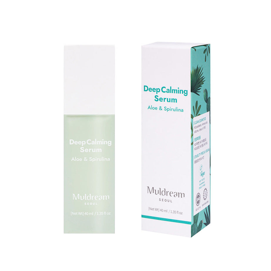 MULDREAM Deep Calming Serum Aloe&Spirulina 40ml on sales on our Website !