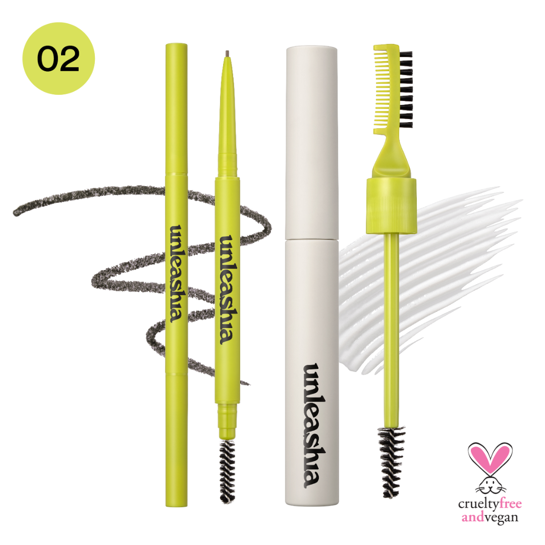 UNLEASHIA Shaper Defining Eyebrow Pencil + Pomade Fixer