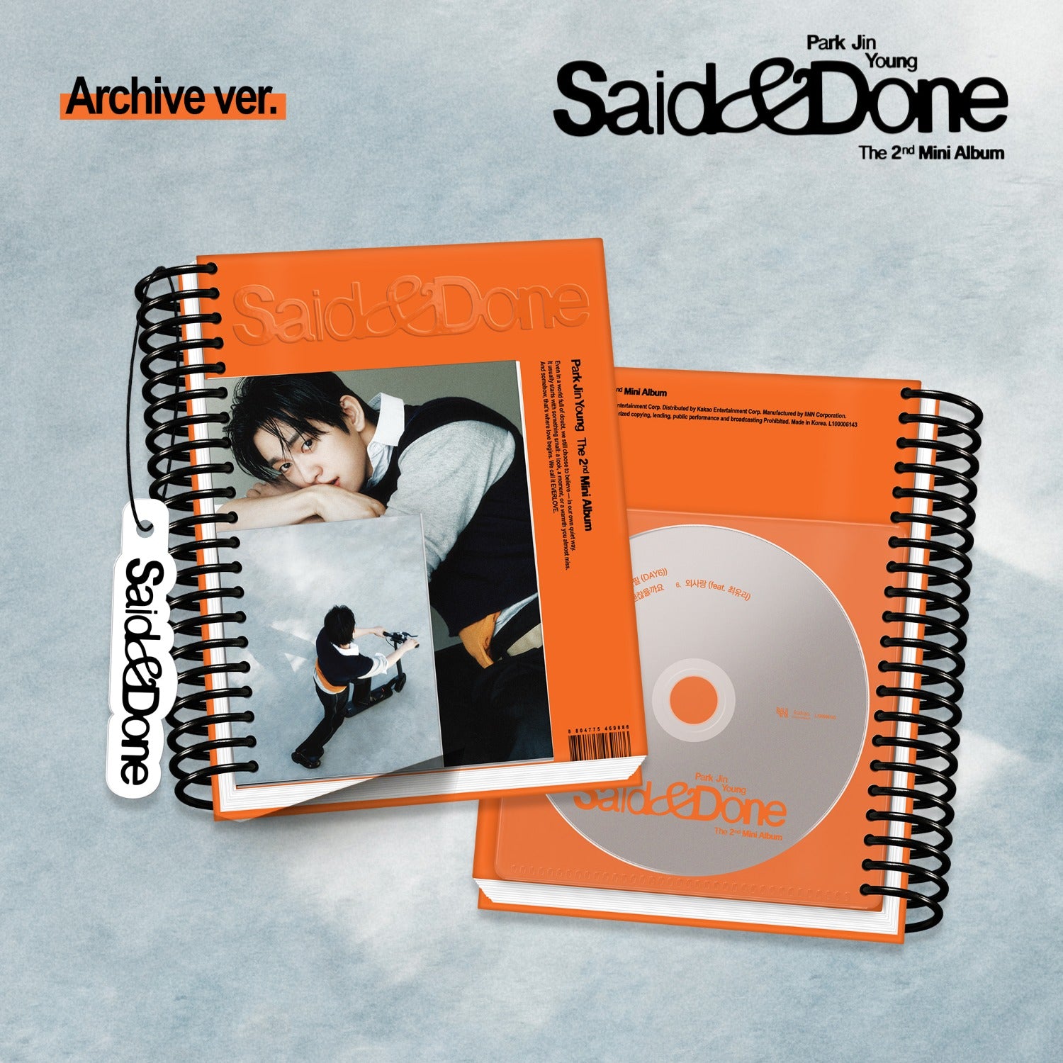 PARK JINYOUNG - 2nd Mini Album [Said & Done] (Archive ver.) - Kpop Album Koolseoul