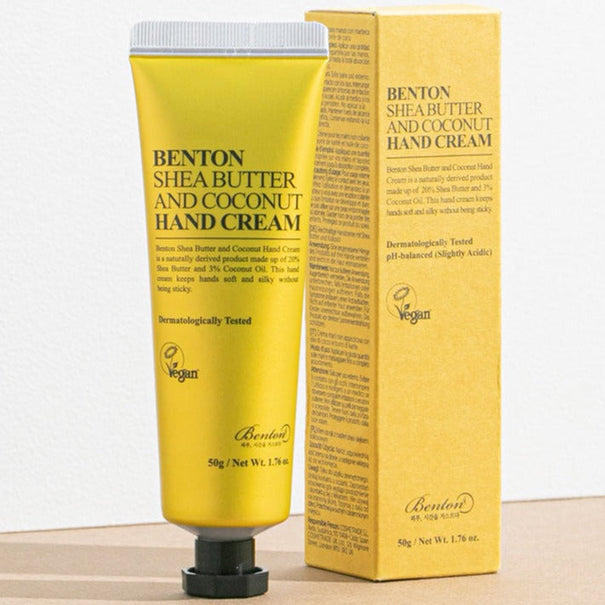 BENTON Shea Butter and Coconut Hand Cream 50ml available on Koolseoul.com, your Korean Eshop from Seoul !