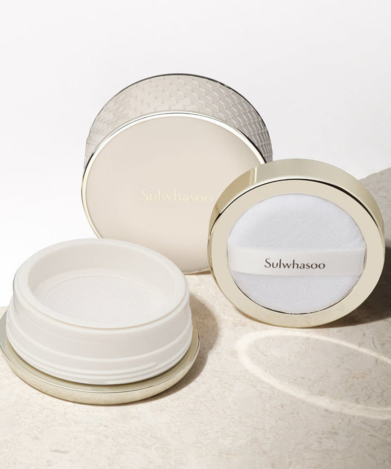 SULWHASOO Perfecting Powder 20g in elegant packaging, showcasing the luxurious design of the premium finishing powder.