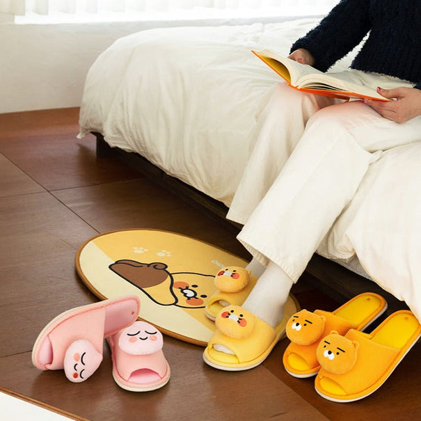 KAKAO FRIENDS Fabric Slippers available on Koolseoul.com, your Korean Eshop from Seoul !