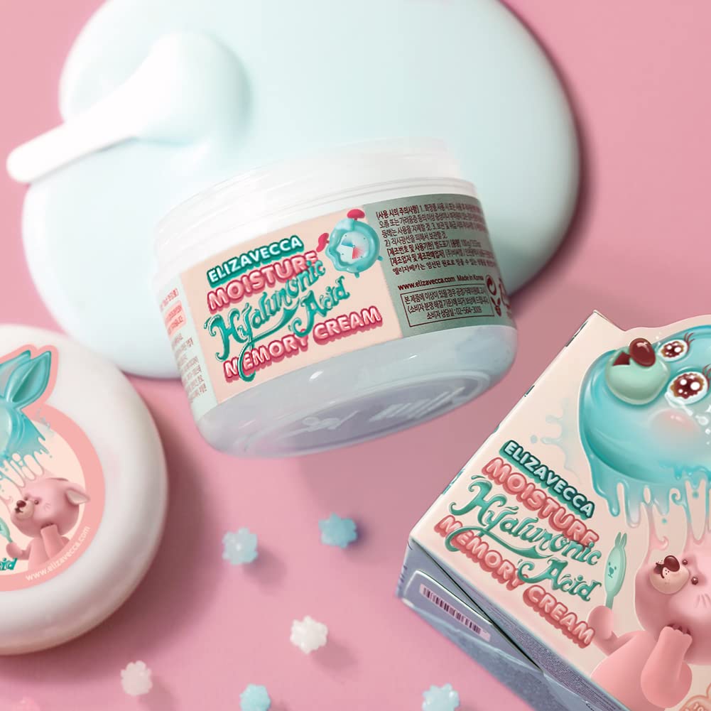 ELIZAVECCA Moisture Hyaluronic Acid Memory Cream 100g | Kool Seoul