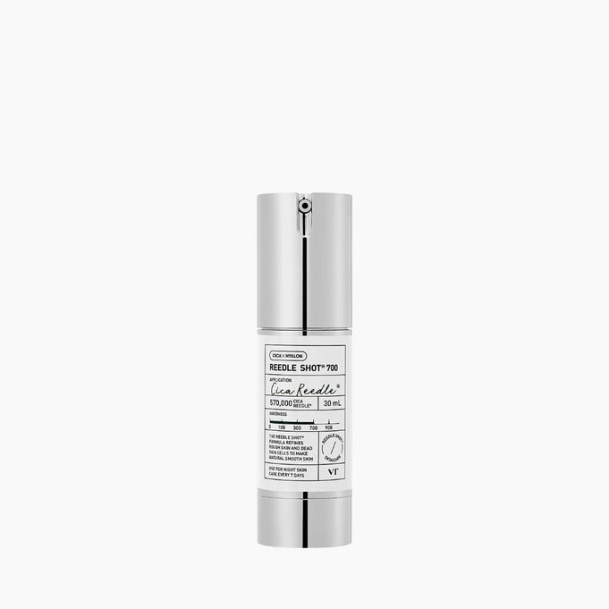 VT COSMETICS Reedle ShotÂ® skincare product bottle on white background